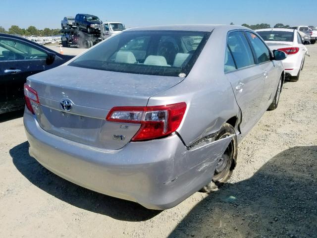 4T1BD1FKXDU065766 - 2013 TOYOTA CAMRY HYBR SILVER photo 4