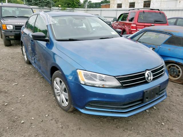 3VW3A7AJ4FM324548 - 2015 VOLKSWAGEN JETTA TDI BLUE photo 1