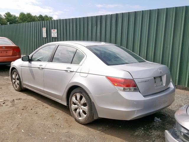 1HGCP26829A005520 - 2009 HONDA ACCORD EXL SILVER photo 3