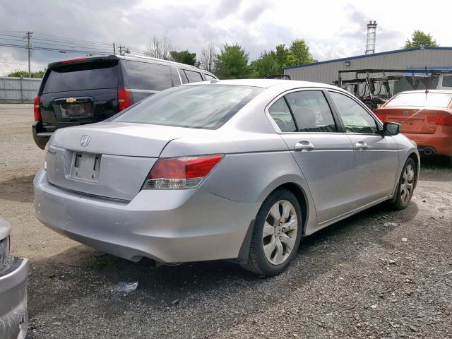 1HGCP26829A005520 - 2009 HONDA ACCORD EXL SILVER photo 4