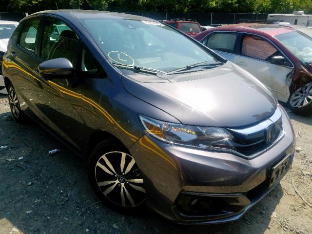 3HGGK5H82KM729487 - 2019 HONDA FIT EX GRAY photo 1