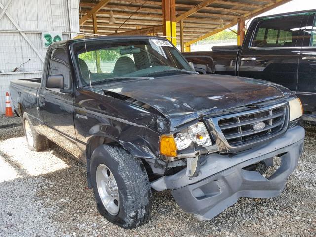 1FTYR10U41PB45469 - 2001 FORD RANGER BLACK photo 1