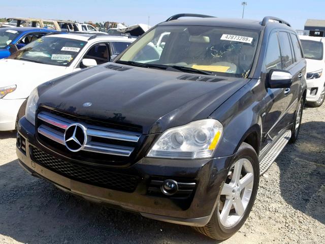 4JGBF25E39A493523 - 2009 MERCEDES-BENZ GL BLACK photo 2