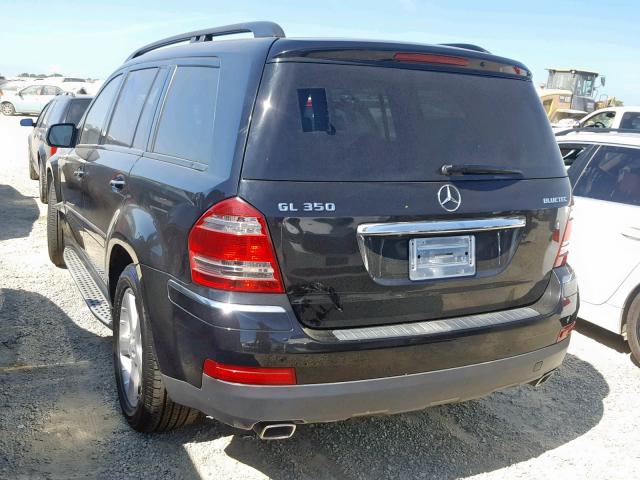 4JGBF25E39A493523 - 2009 MERCEDES-BENZ GL BLACK photo 3