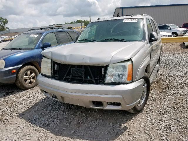 1GYEC63T34R225241 - 2004 CADILLAC ESCALADE L TEAL photo 2