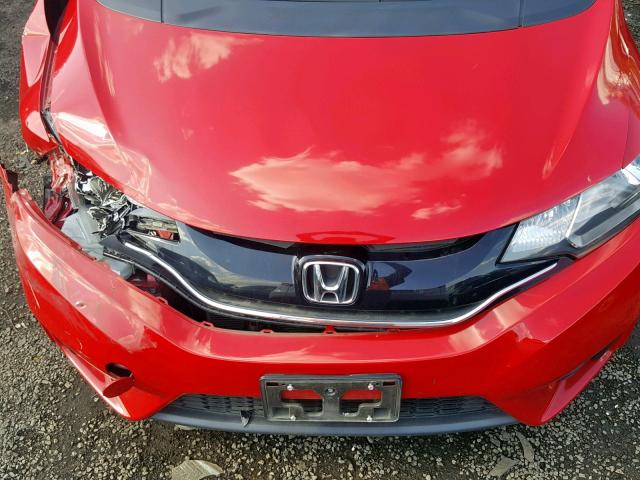 JHMGK5H73GX003742 - 2016 HONDA FIT EX RED photo 7