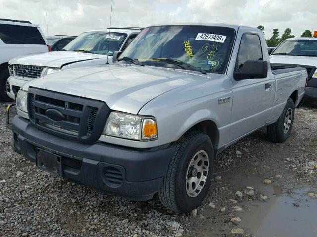 1FTYR10D88PB06944 - 2008 FORD RANGER SILVER photo 2