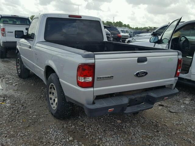 1FTYR10D88PB06944 - 2008 FORD RANGER SILVER photo 3