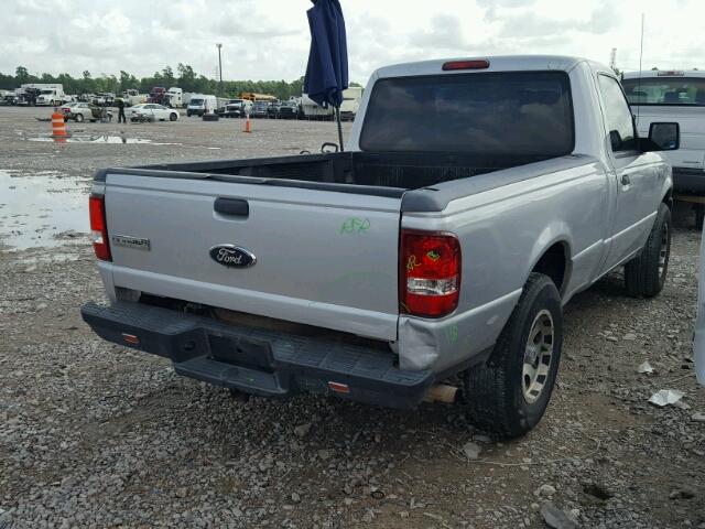 1FTYR10D88PB06944 - 2008 FORD RANGER SILVER photo 4