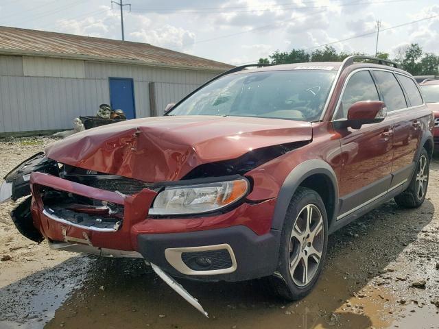 YV4902BZXC1120074 - 2012 VOLVO XC70 T6 MAROON photo 2