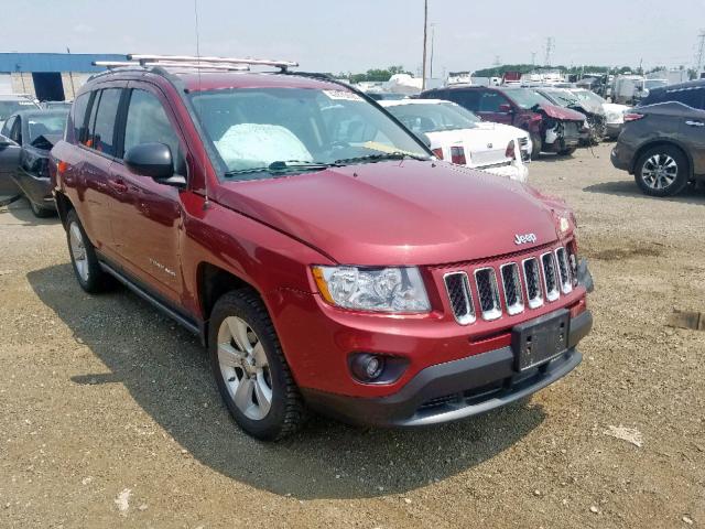 1C4NJCAB8CD550788 - 2012 JEEP COMPASS RED photo 1