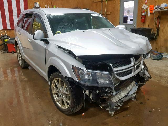 3C4PDDEG3ET309357 - 2014 DODGE JOURNEY R/ SILVER photo 1