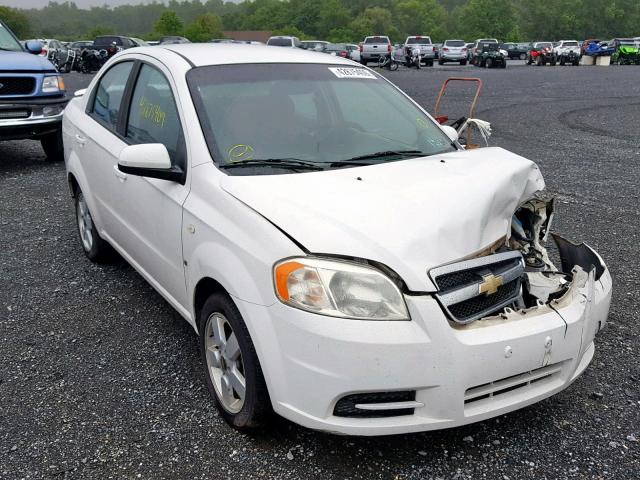 KL1TD56628B047662 - 2008 CHEVROLET AVEO BASE Ақ фото 1