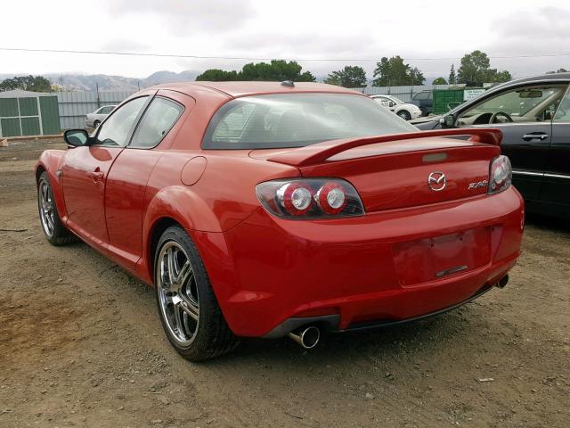 JM1FE1CMXA0403680 - 2010 MAZDA RX8 RED photo 3