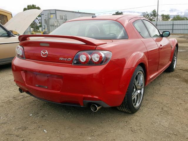 JM1FE1CMXA0403680 - 2010 MAZDA RX8 RED photo 4