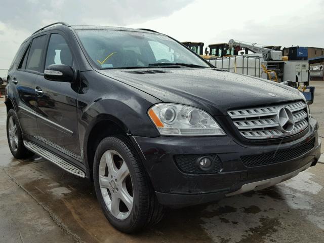 4JGBB86E38A298985 - 2008 MERCEDES-BENZ ML 350 BLACK photo 1