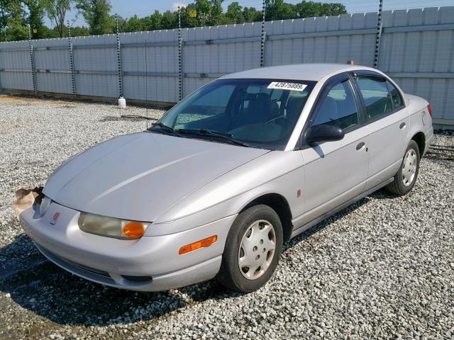 1G8ZH52881Z235169 - 2001 SATURN SL1 SILVER photo 2