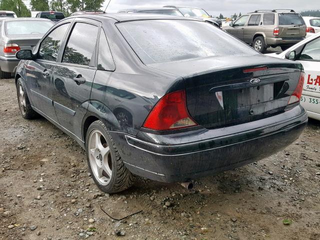 1FAFP33P03W331863 - 2003 FORD FOCUS LX BLACK photo 3