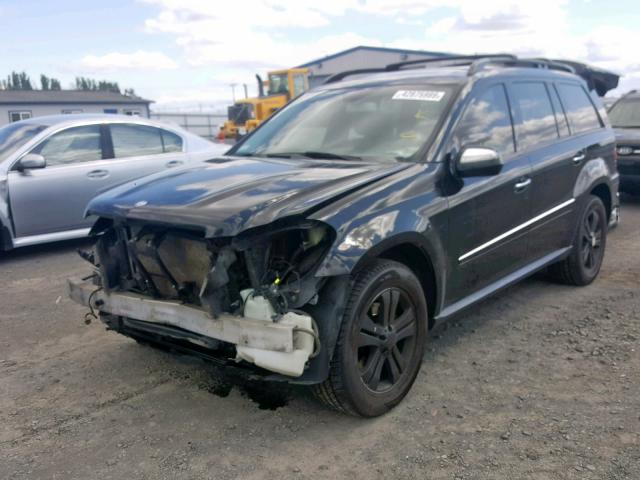 4JGBF71E59A448005 - 2009 MERCEDES-BENZ GL 450 4MA BLACK photo 2