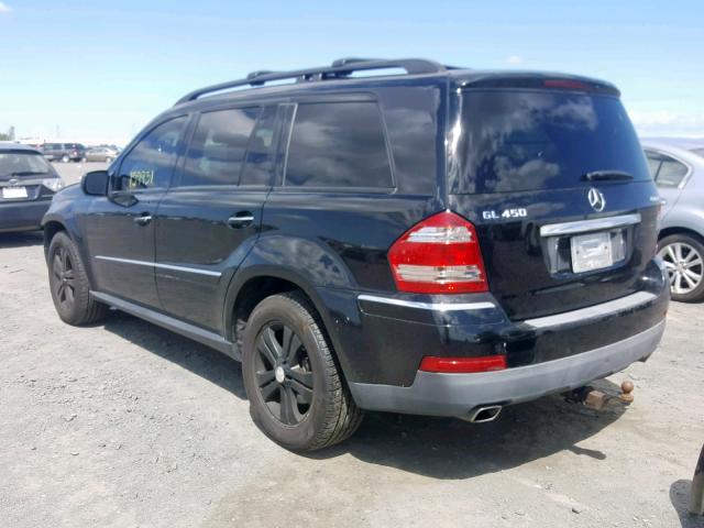 4JGBF71E59A448005 - 2009 MERCEDES-BENZ GL 450 4MA BLACK photo 3