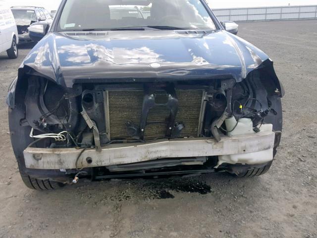 4JGBF71E59A448005 - 2009 MERCEDES-BENZ GL 450 4MA BLACK photo 9