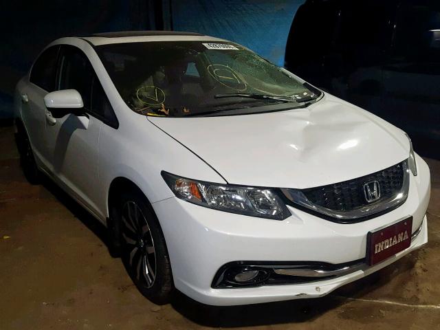 19XFB2F97EE014062 - 2014 HONDA CIVIC EXL 白色 照片 1