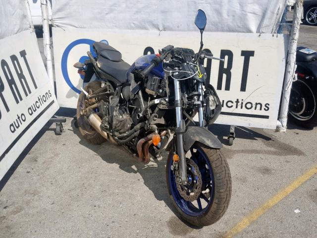 JYARM27Y7JA000815 - 2018 YAMAHA MT07 C BLUE photo 1