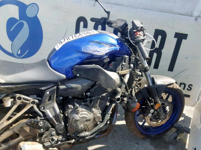 JYARM27Y7JA000815 - 2018 YAMAHA MT07 C BLUE photo 5