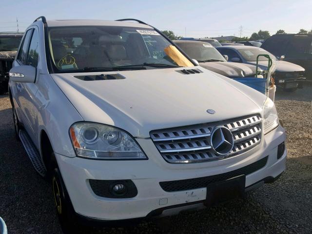 4JGBB86E48A357350 - 2008 MERCEDES-BENZ ML 350 WHITE photo 1