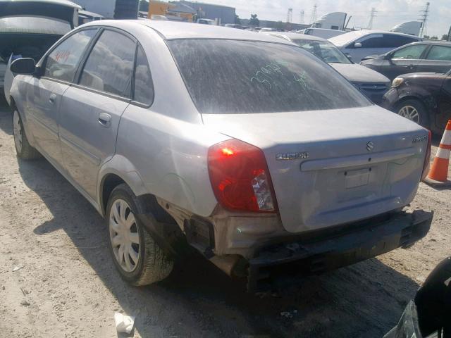 KL5JD56Z85K117015 - 2005 SUZUKI FORENZA S SILVER photo 3