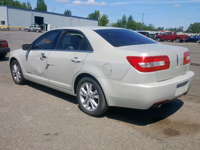 3LNHM26136R639514 - 2006 LINCOLN ZEPHYR BEIGE photo 3