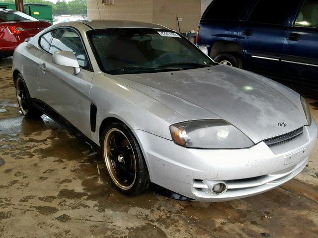 KMHHM65D84U152818 - 2004 HYUNDAI TIBURON SILVER photo 1