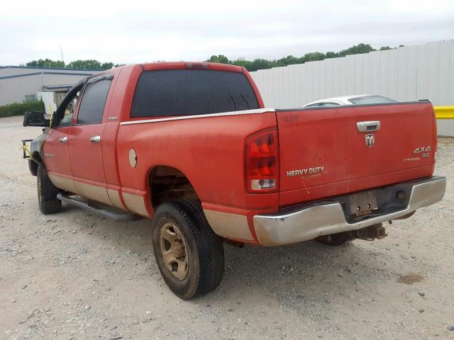 3D7KS29C76G201593 - 2006 DODGE RAM 2500 RED photo 3