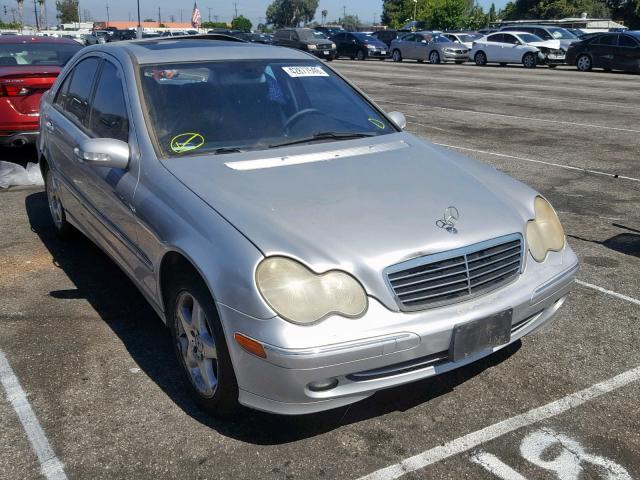 WDBRF61J42F193137 - 2002 MERCEDES-BENZ C 240 SILVER photo 1