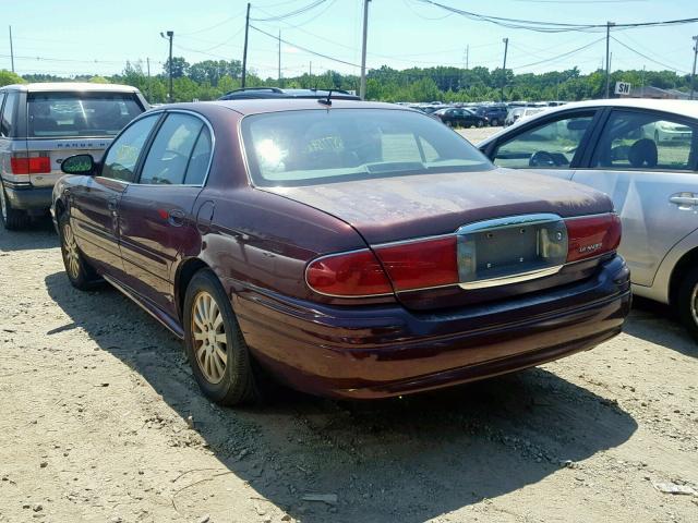 1G4HP52KX5U144631 - 2005 BUICK LESABRE CU BURGUNDY photo 3