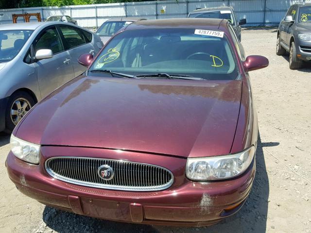 1G4HP52KX5U144631 - 2005 BUICK LESABRE CU BURGUNDY photo 9