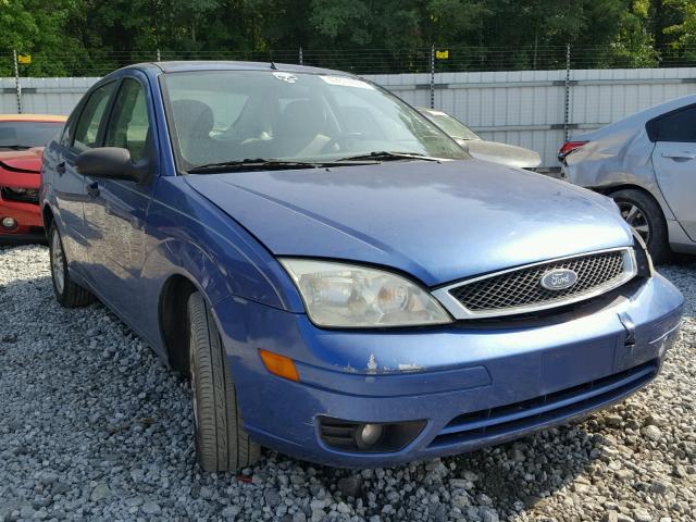 1FAFP34N95W143889 - 2005 FORD FOCUS ZX4 BLUE photo 1