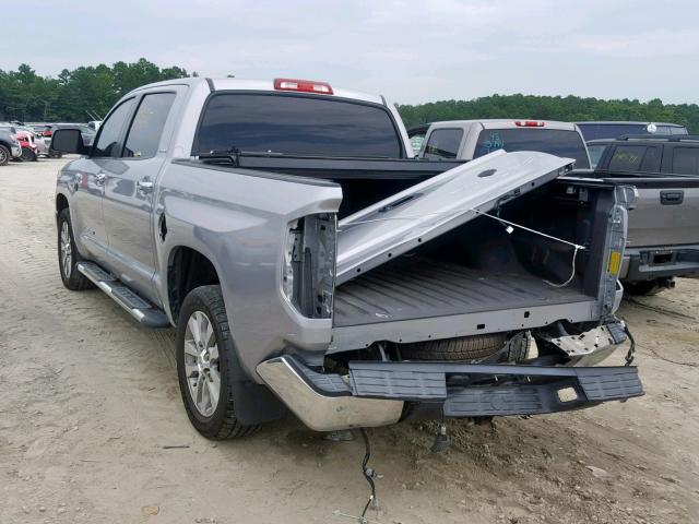 5TFFY5F13EX155723 - 2014 TOYOTA TUNDRA CRE SILVER photo 3