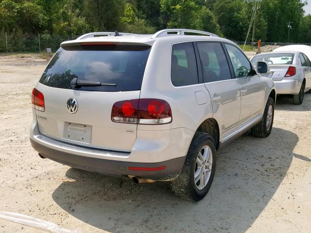 WVGBE77L78D003142 - 2008 VOLKSWAGEN TOUAREG 2 SILVER photo 4