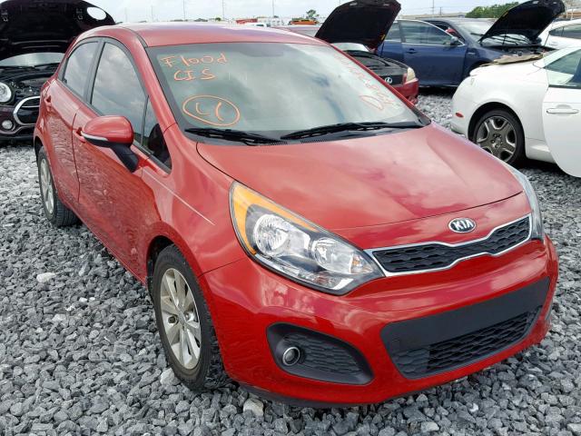 KNADN5A37F6459604 - 2015 KIA RIO EX RED photo 1