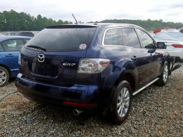 JM3ER2B50B0357074 - 2011 MAZDA CX-7 BLUE photo 4