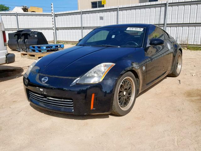 JN1AZ34D33T100768 - 2003 NISSAN 350Z COUPE BLACK photo 2