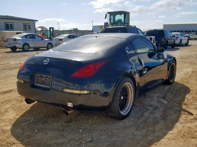 JN1AZ34D33T100768 - 2003 NISSAN 350Z COUPE BLACK photo 4