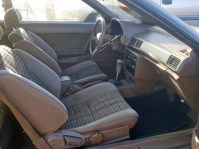 JT2ST64LXG7033489 - 1986 TOYOTA CELICA GT BROWN photo 5