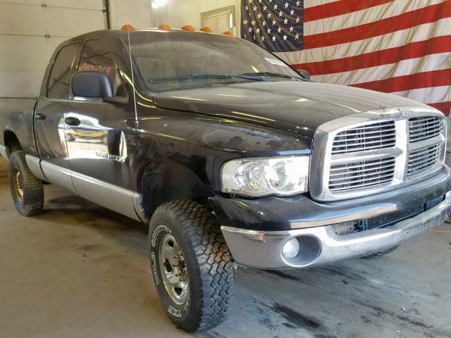 3D7KU28643G760777 - 2003 DODGE RAM 2500 S BLACK photo 1