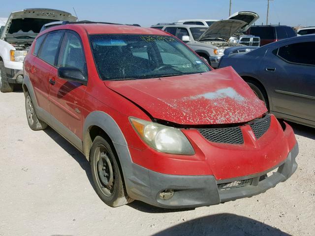 5Y2SL62843Z431219 - 2003 PONTIAC VIBE RED photo 1