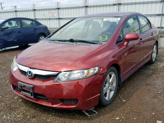 19XFA1F67AE005620 - 2010 HONDA CIVIC LX-S كستنائي صورة 2