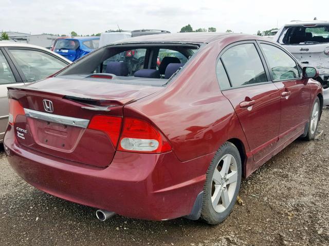 19XFA1F67AE005620 - 2010 HONDA CIVIC LX-S كستنائي صورة 4
