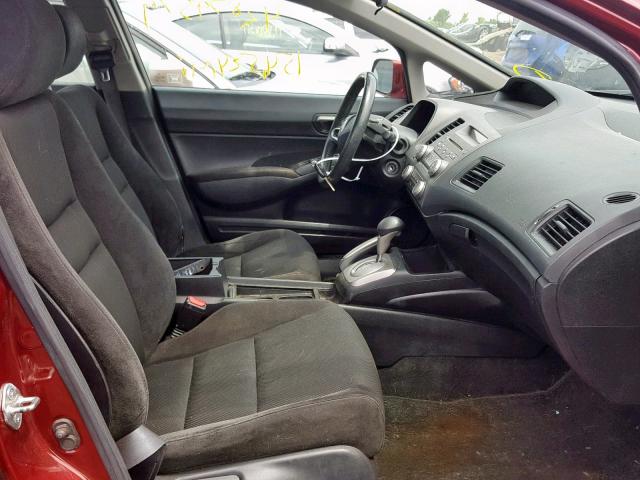 19XFA1F67AE005620 - 2010 HONDA CIVIC LX-S كستنائي صورة 5