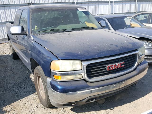 2GTEC19T421364770 - 2002 GMC NEW SIERRA BLUE photo 1